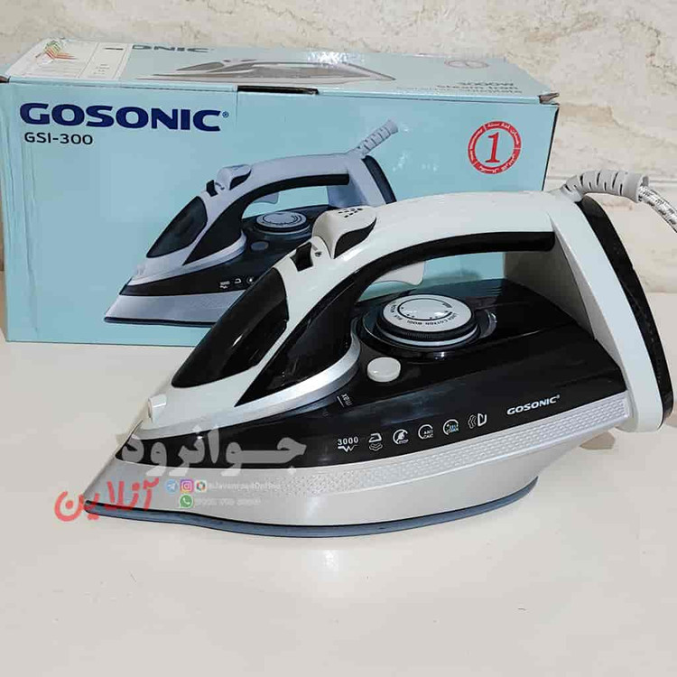 اتو بخار گوسونیک جنس اصلی مدل300 . GSI