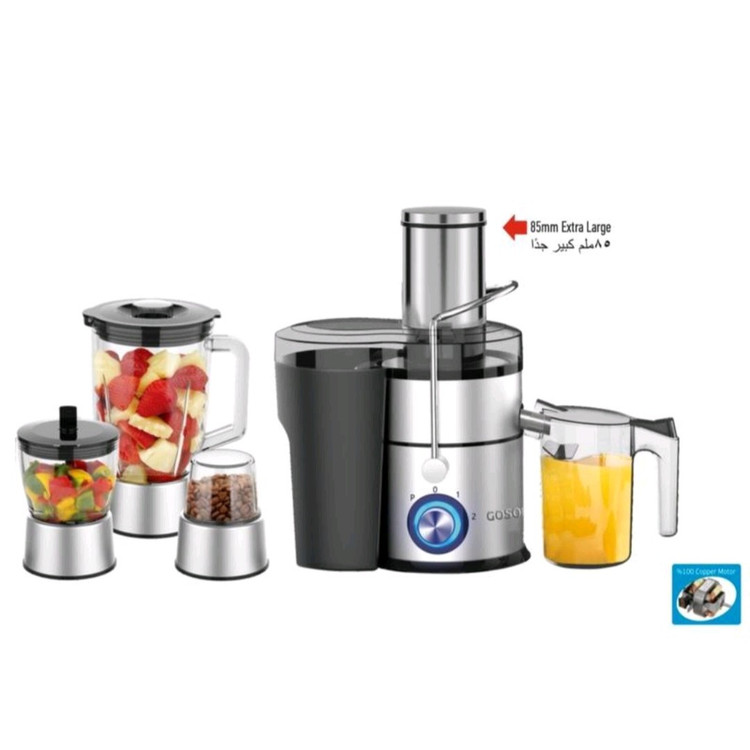 آبمیوه گیری 4 کاره گوسونیک مدل GSJ-804 جنس اصلی اورجینال